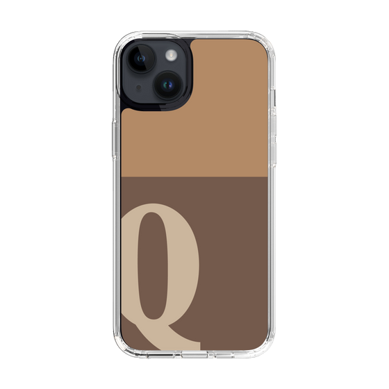 Slim Protection Case［ Original - initial two tone - Q brown ］