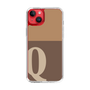 Slim Protection Case［ Original - initial two tone - Q brown ］