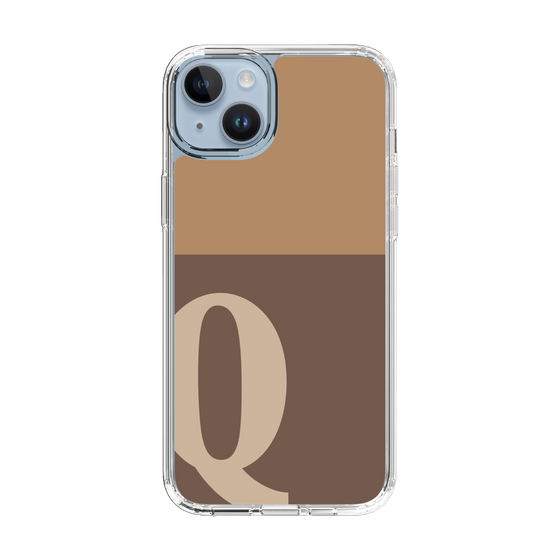 Slim Protection Case［ Original - initial two tone - Q brown ］