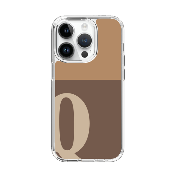 Slim Protection Case［ Original - initial two tone - Q brown ］