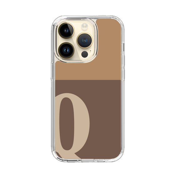 Slim Protection Case［ Original - initial two tone - Q brown ］