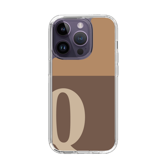 Slim Protection Case［ Original - initial two tone - Q brown ］