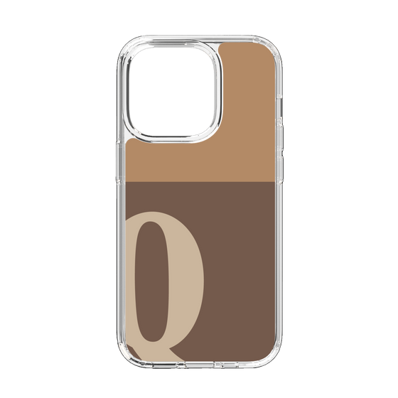 Slim Protection Case［ Original - initial two tone - Q brown ］
