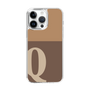 Slim Protection Case［ Original - initial two tone - Q brown ］