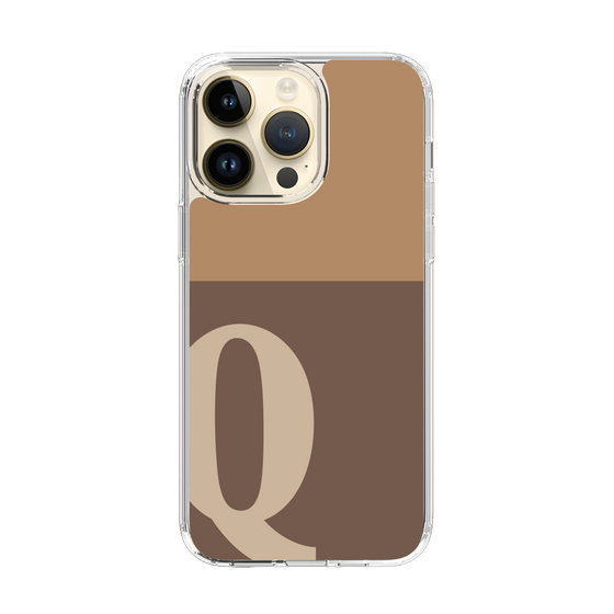 Slim Protection Case［ Original - initial two tone - Q brown ］