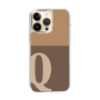 Slim Protection Case［ Original - initial two tone - Q brown ］