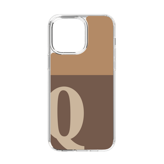 Slim Protection Case［ Original - initial two tone - Q brown ］