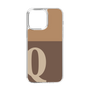 Slim Protection Case［ Original - initial two tone - Q brown ］