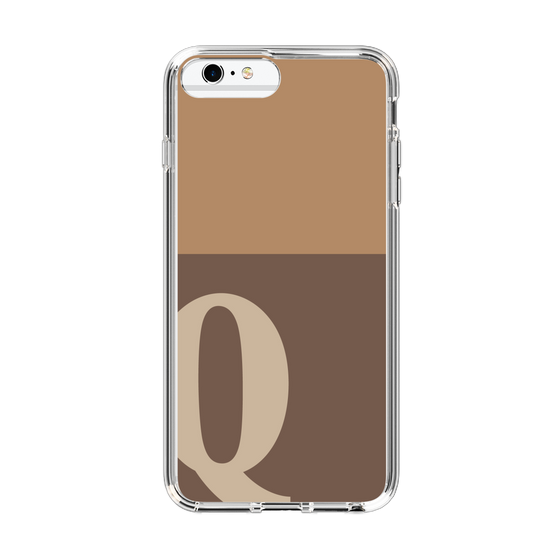 Slim Protection Case［ Original - initial two tone - Q brown ］