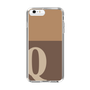 Slim Protection Case［ Original - initial two tone - Q brown ］