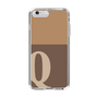Slim Protection Case［ Original - initial two tone - Q brown ］