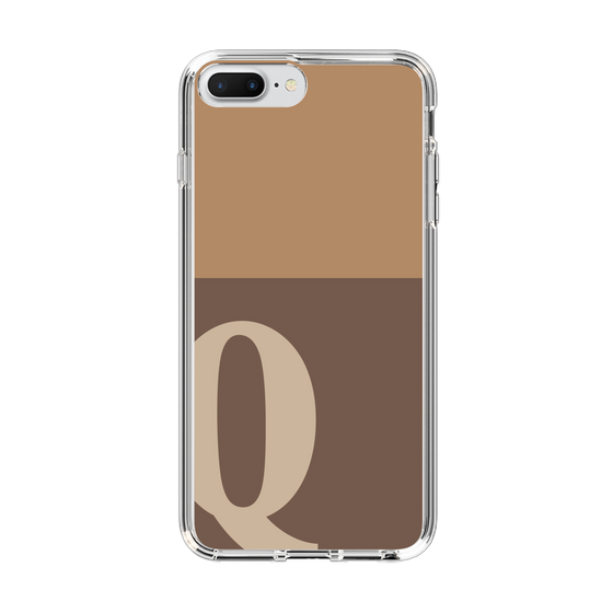 Slim Protection Case［ Original - initial two tone - Q brown ］