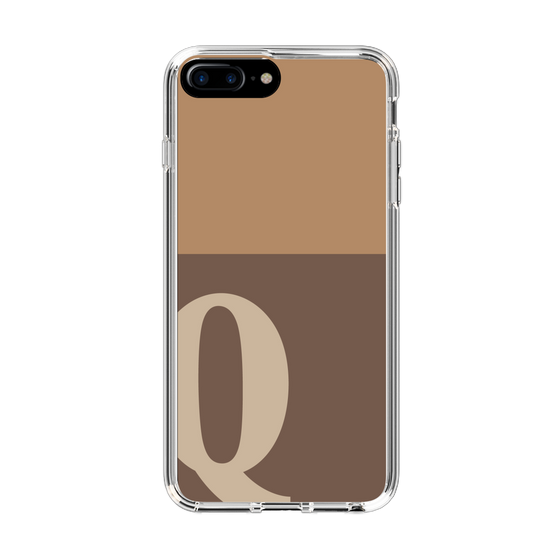 Slim Protection Case［ Original - initial two tone - Q brown ］