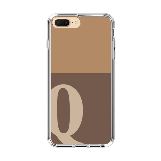Slim Protection Case［ Original - initial two tone - Q brown ］