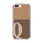 Slim Protection Case［ Original - initial two tone - Q brown ］