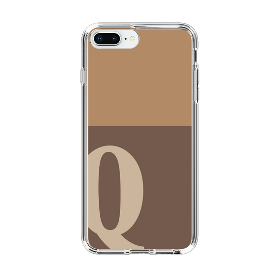 Slim Protection Case［ Original - initial two tone - Q brown ］