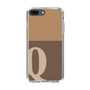 Slim Protection Case［ Original - initial two tone - Q brown ］
