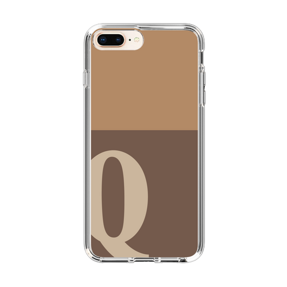 Slim Protection Case［ Original - initial two tone - Q brown ］