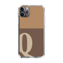 Slim Protection Case［ Original - initial two tone - Q brown ］