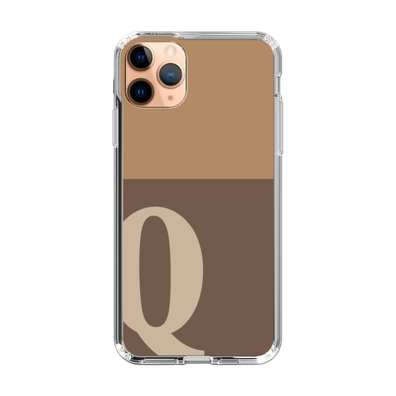 Slim Protection Case［ Original - initial two tone - Q brown ］
