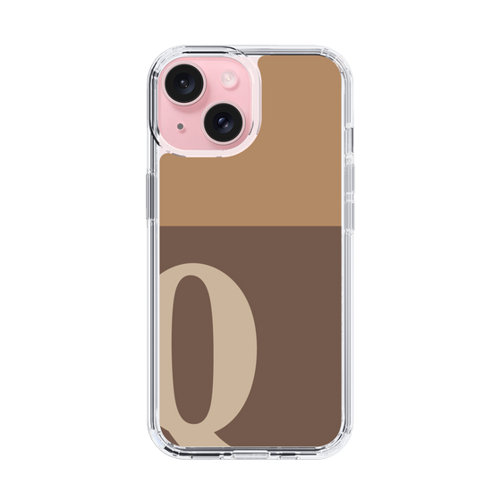 Slim Protection Case［ Original - initial two tone - Q brown ］