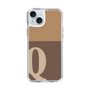 Slim Protection Case［ Original - initial two tone - Q brown ］