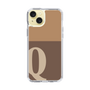 Slim Protection Case［ Original - initial two tone - Q brown ］