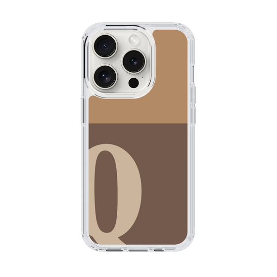 Slim Protection Case［ Original - initial two tone - Q brown ］
