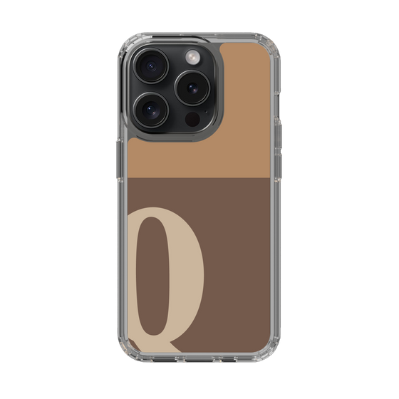 Slim Protection Case［ Original - initial two tone - Q brown ］