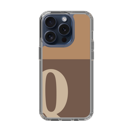Slim Protection Case［ Original - initial two tone - Q brown ］