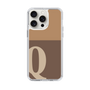 Slim Protection Case［ Original - initial two tone - Q brown ］