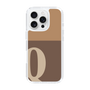 Slim Protection Case［ オリジナル - initial two tone - Q brown ］