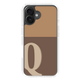 Slim Protection Case［ オリジナル - initial two tone - Q brown ］