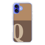 Slim Protection Case［ オリジナル - initial two tone - Q brown ］
