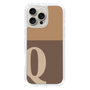 Slim Protection Case［ オリジナル - initial two tone - Q brown ］