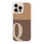 Slim Protection Case［ オリジナル - initial two tone - Q brown ］