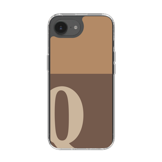 Slim Protection Case［ Original - initial two tone - Q brown ］