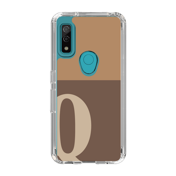 Slim Protection Case［ Original - initial two tone - Q brown ］