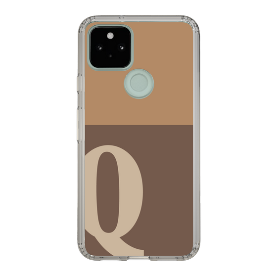 Slim Protection Case［ Original - initial two tone - Q brown ］