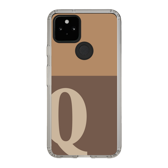 Slim Protection Case［ Original - initial two tone - Q brown ］