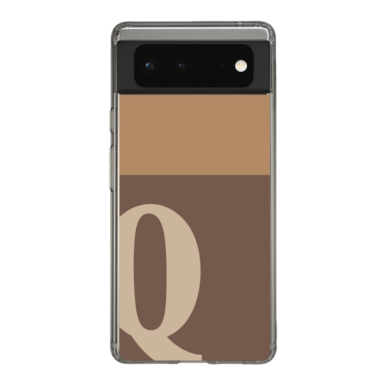 Slim Protection Case［ Original - initial two tone - Q brown ］