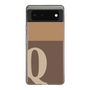 Slim Protection Case［ Original - initial two tone - Q brown ］