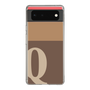 Slim Protection Case［ Original - initial two tone - Q brown ］