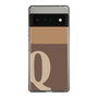 Slim Protection Case［ Original - initial two tone - Q brown ］