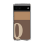 Slim Protection Case［ Original - initial two tone - Q brown ］