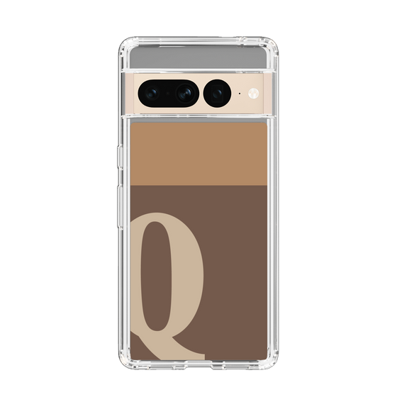 Slim Protection Case［ Original - initial two tone - Q brown ］