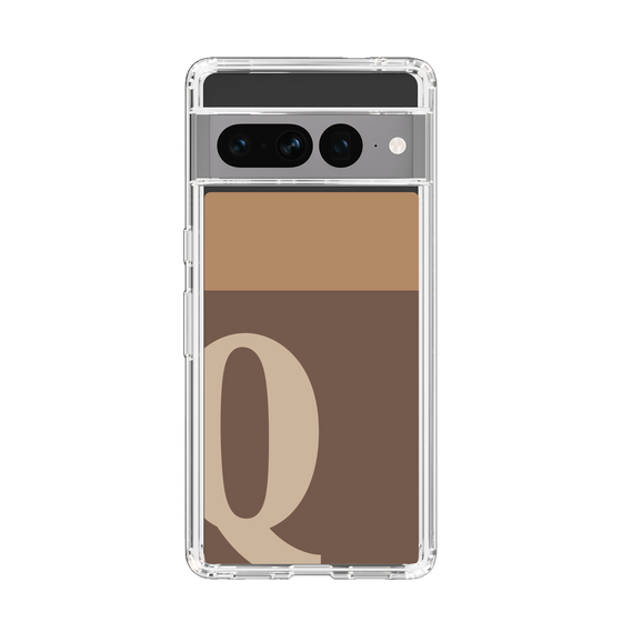Slim Protection Case［ Original - initial two tone - Q brown ］