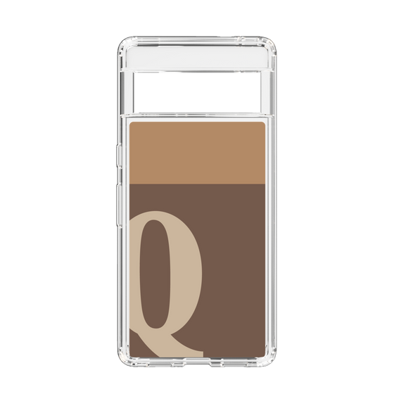 Slim Protection Case［ Original - initial two tone - Q brown ］