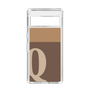 Slim Protection Case［ Original - initial two tone - Q brown ］
