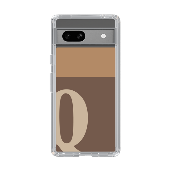 Slim Protection Case［ Original - initial two tone - Q brown ］